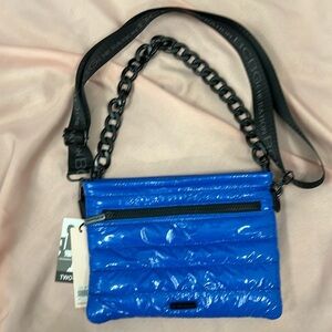 BCBGENERATION Blue Puffer Shoulder or Crossbody